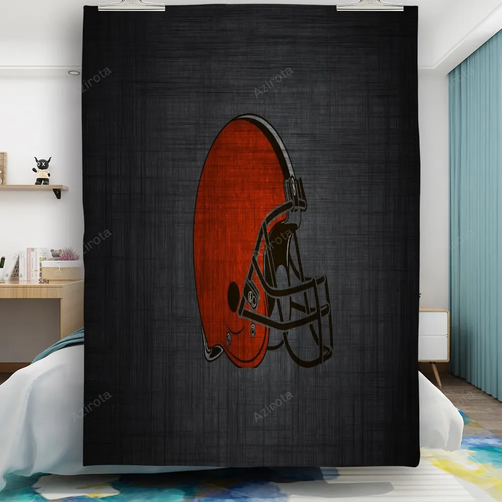 Cleveland Browns Logo Gift For Fan 3D Full Printing Quilt