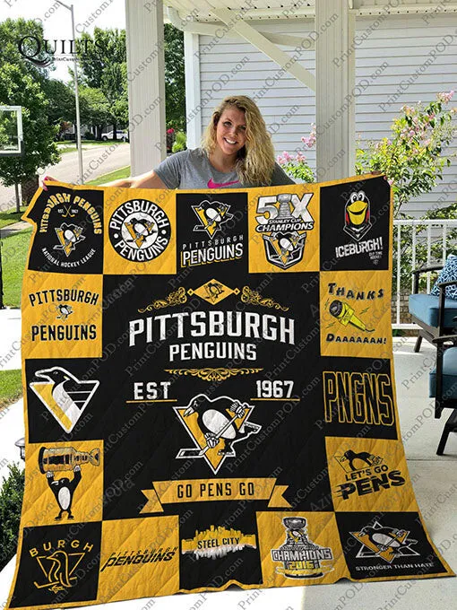 Pittsburgh Penguins 3D Full Printing Quilt 01 8805