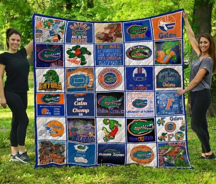 Gators Are In The House Florida Gators Collected 3D Full Printing Quilt