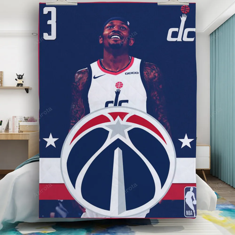 Washington Wizards Bradley Beal13 Gift For Fan 3D Full Printing Quilt