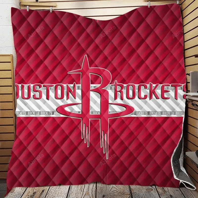 Houston Rockets Energetic Basketball Team 3D Full Printing Quilt