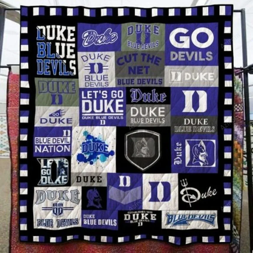 Go Devils Duke Blue DevilGreen 3D Full Printing Quilt