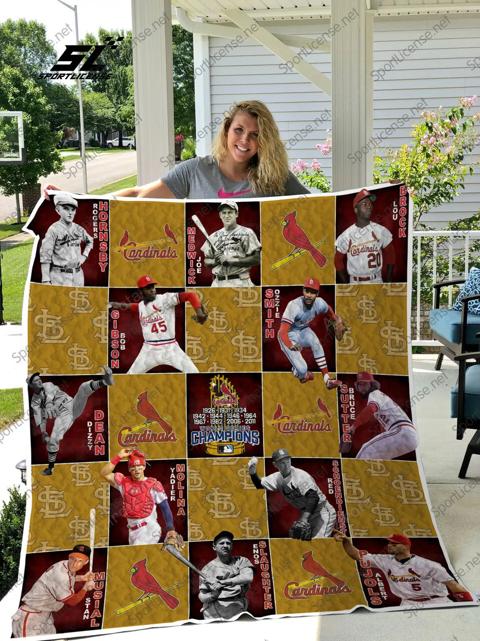St Louis Cardinals 3D Full Printing Quilt V9