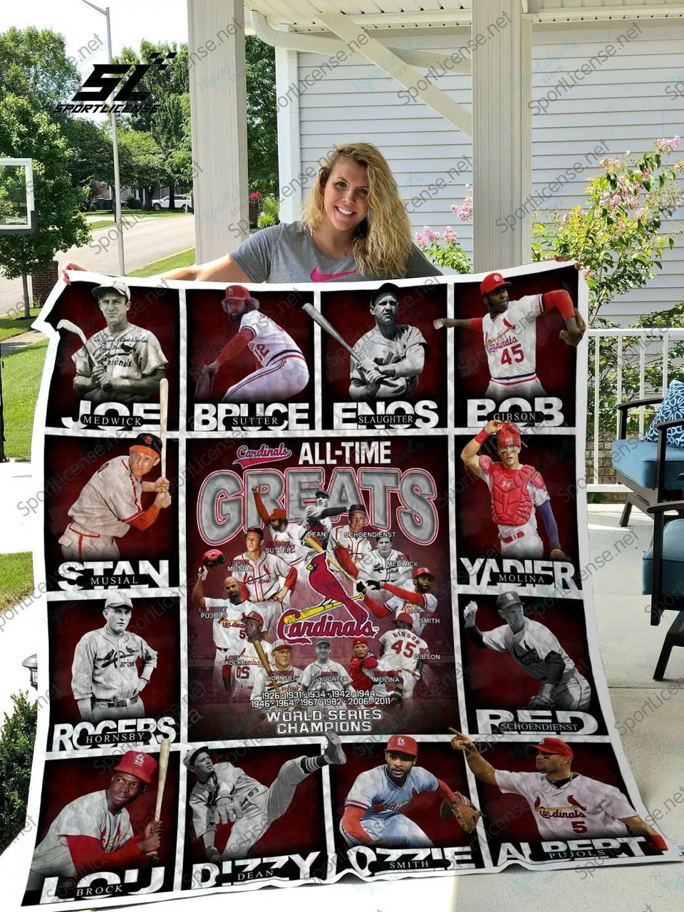 St Louis Cardinals 3D Full Printing Quilt V8