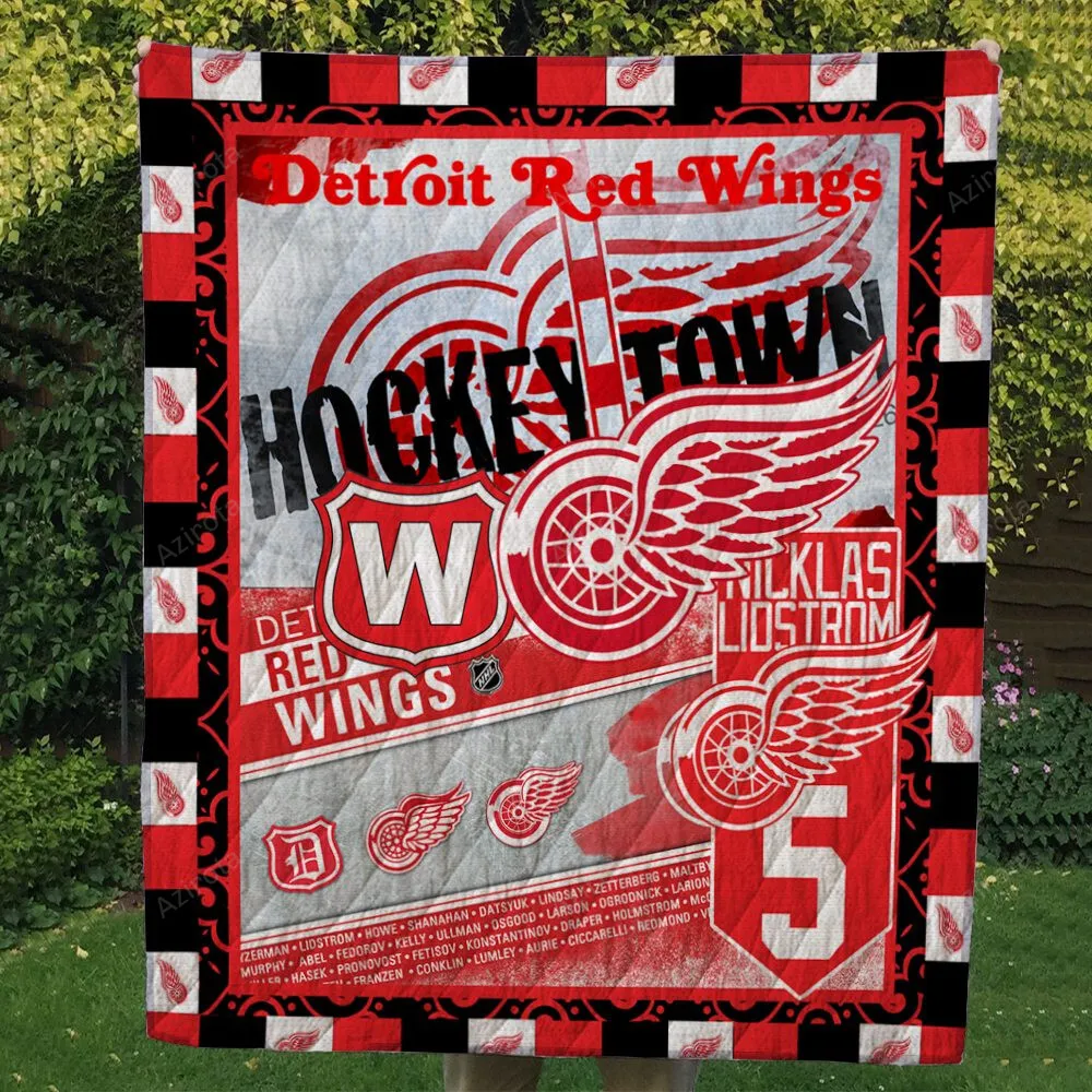 Detroit Red Wings 3D Full Printing Quilt v2