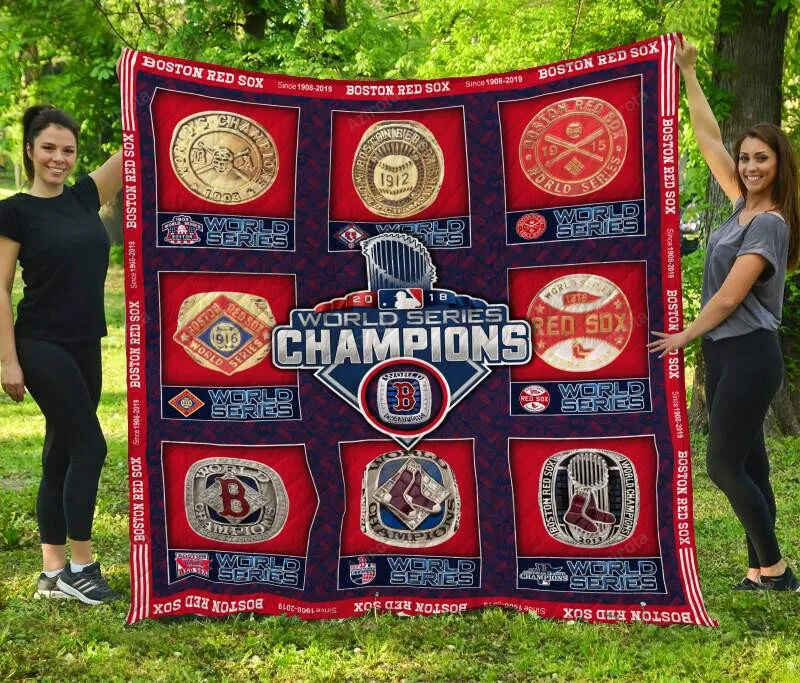Boston Red SoxCustomized 3D Full Printing Quilt