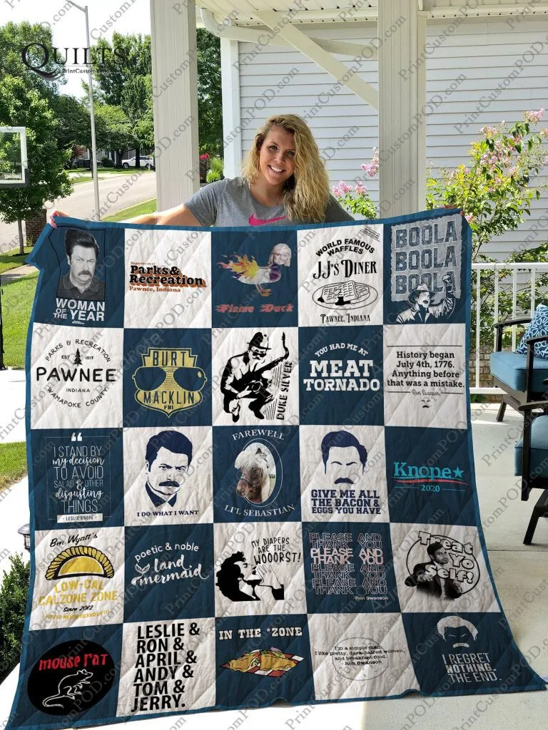 Parks And Recreation Tshirt 3D 3D Full Printing Quilt