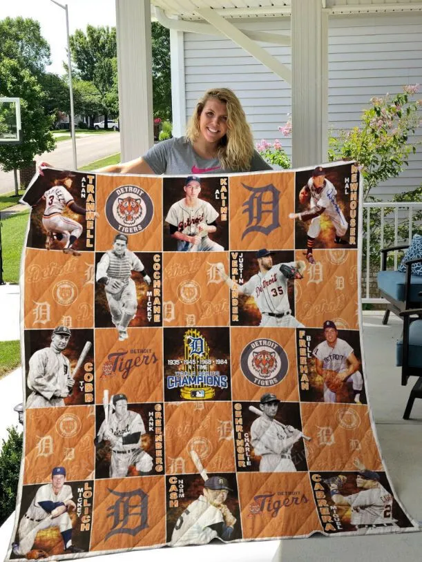 Detroit Tigers Loved 3D Full Printing Quilt