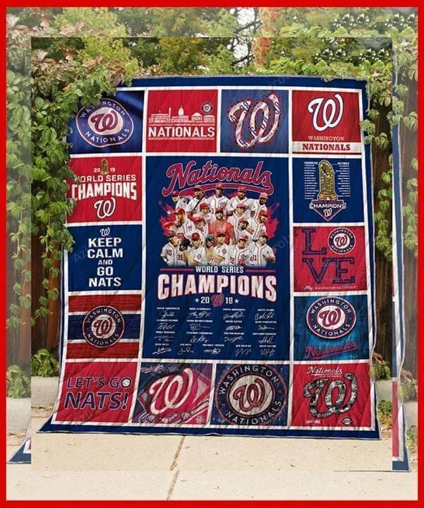 Washington Nationals 3D Full Printing Quilt V11
