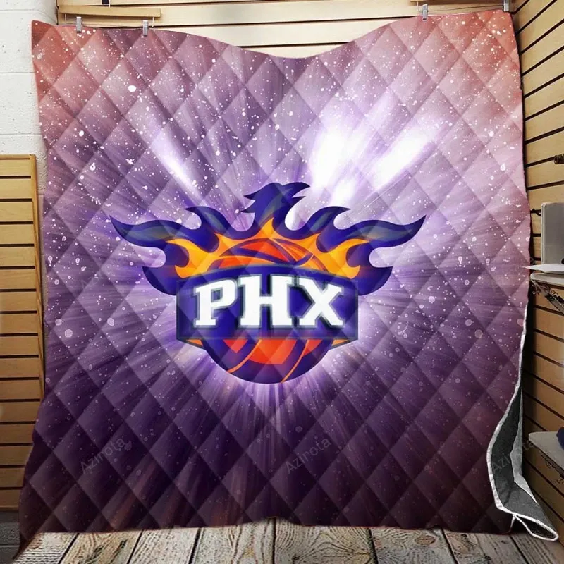 Excellent Basketball Club Phoenix Suns 3D Full Printing Quilt