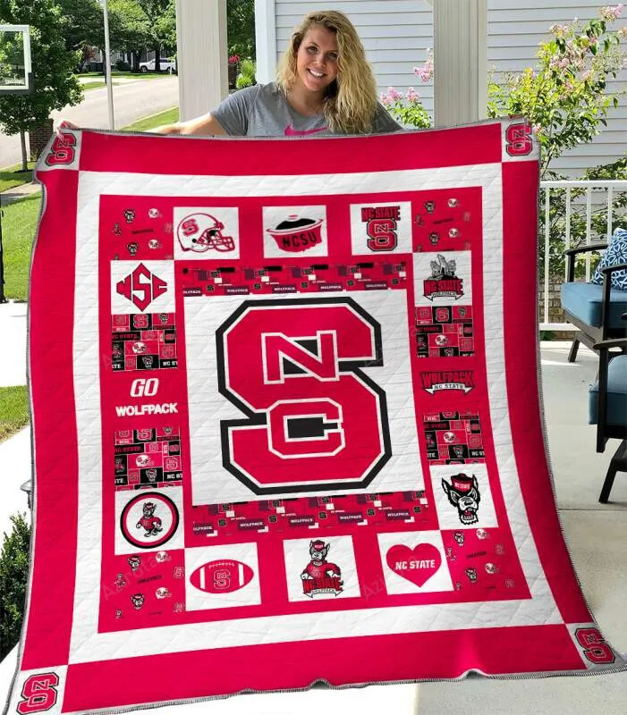 Nc State Wolfpack Version Customized 3D Full Printing Quilt v1