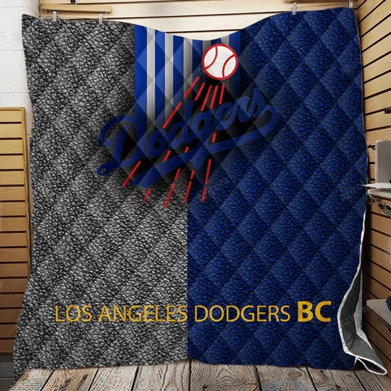 Los Angeles Dodgers Baseball Club 3D Full Printing Quilt