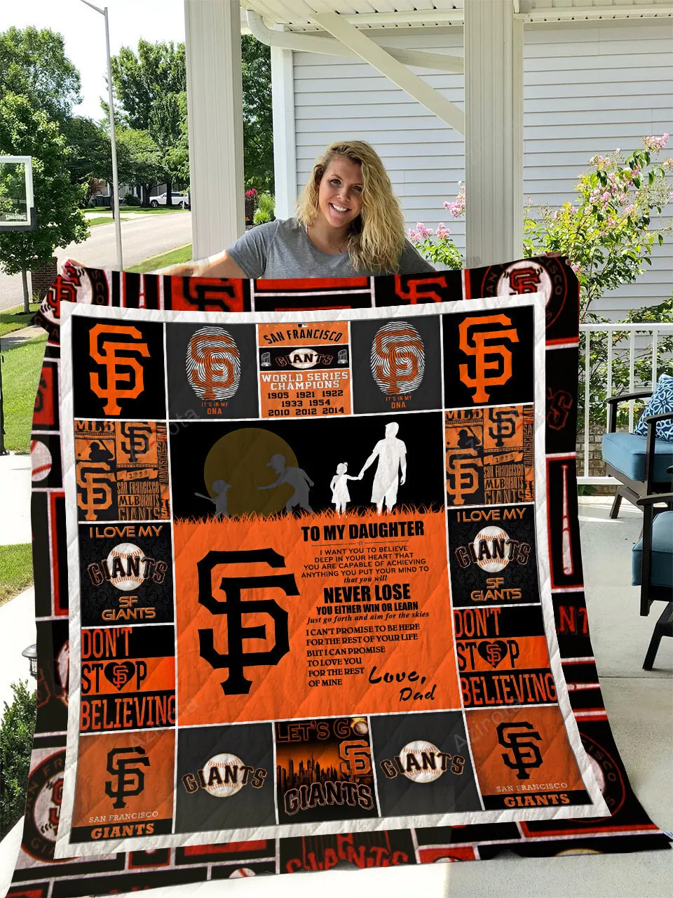 San Francisco Giants 3D Full Printing Quilt V14