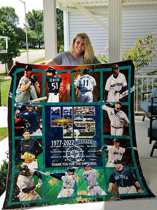Seattle Mariners 3D Full Printing Quilt 8462
