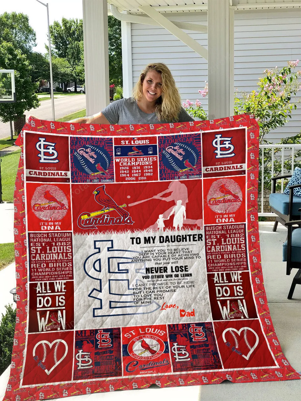 St Louis Cardinals 3D Full Printing Quilt V19
