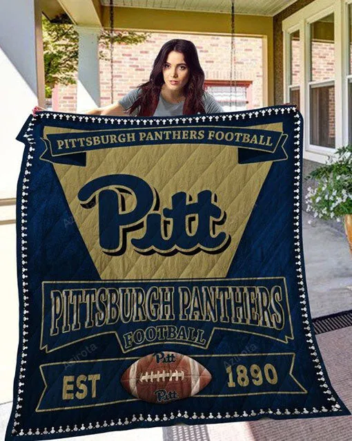 Pittsburgh Panthers 3D Full Printing Quilt Fan Made 9550