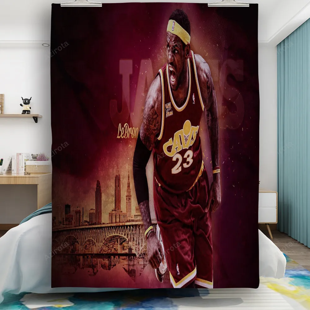 Cleveland Cavaliers LeBron James 23 v9 Gift For Fan 3D Full Printing Quilt