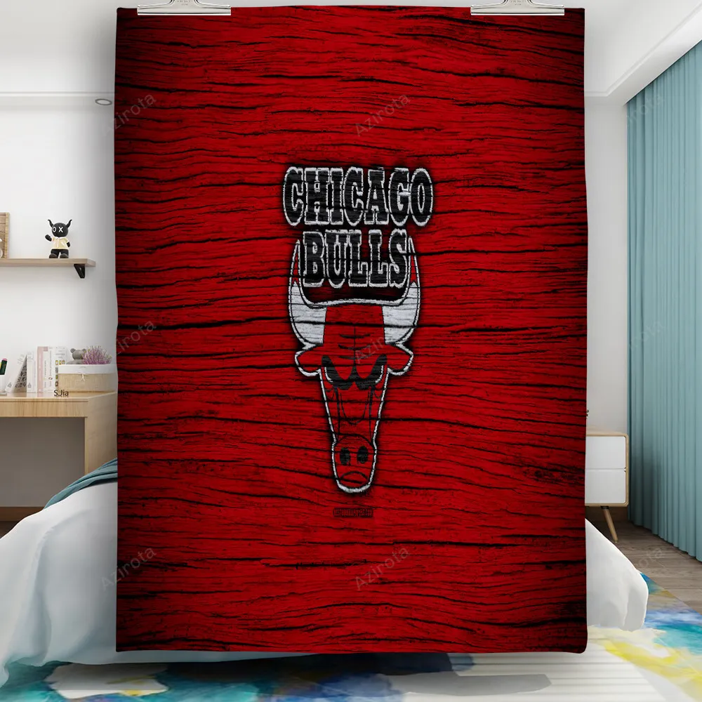 Chicago Bulls Wooden v6 Gift For Fan 3D Full Printing Quilt
