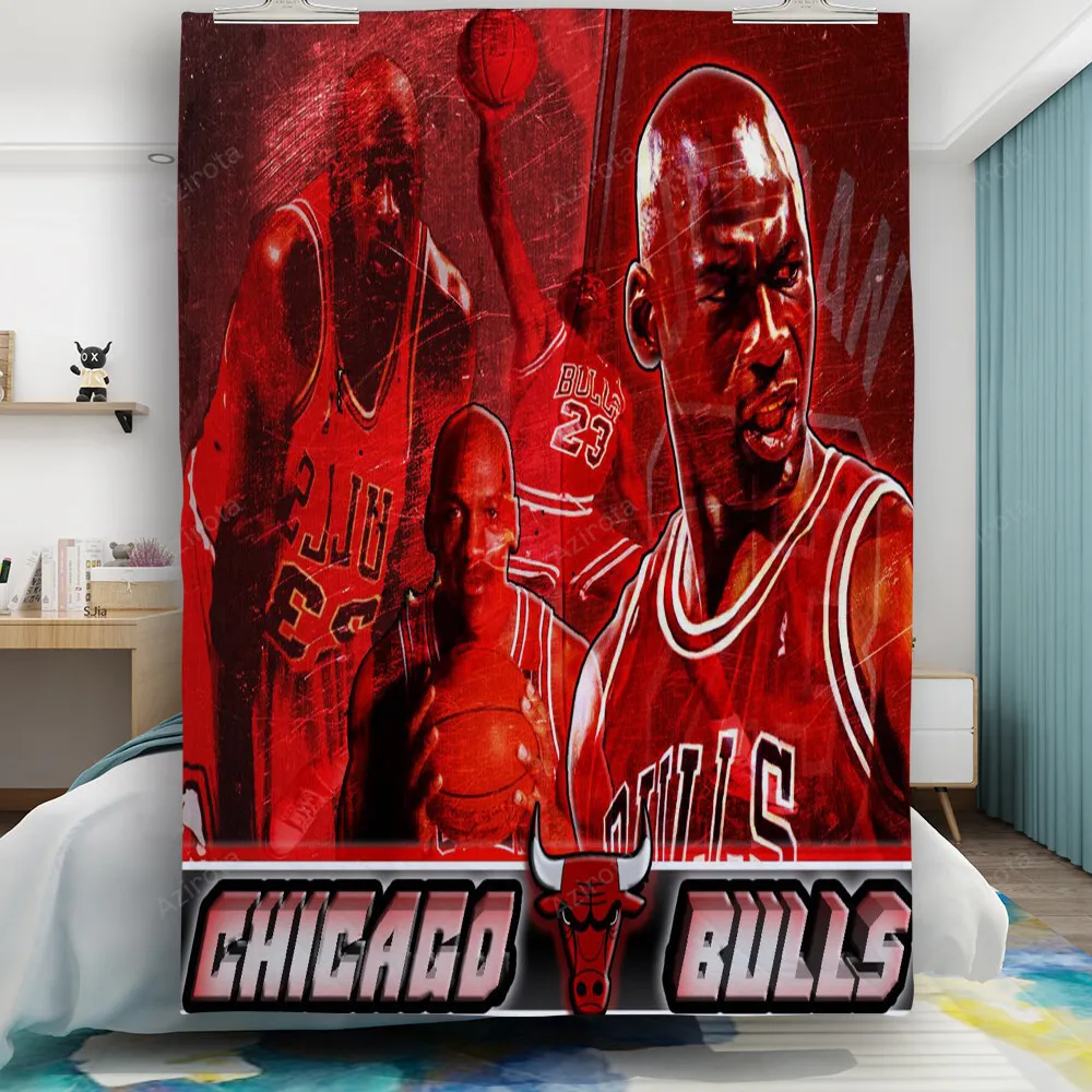 Chicago Bulls 23 Michael Jordan m9 Gift For Fan 3D Full Printing Quilt