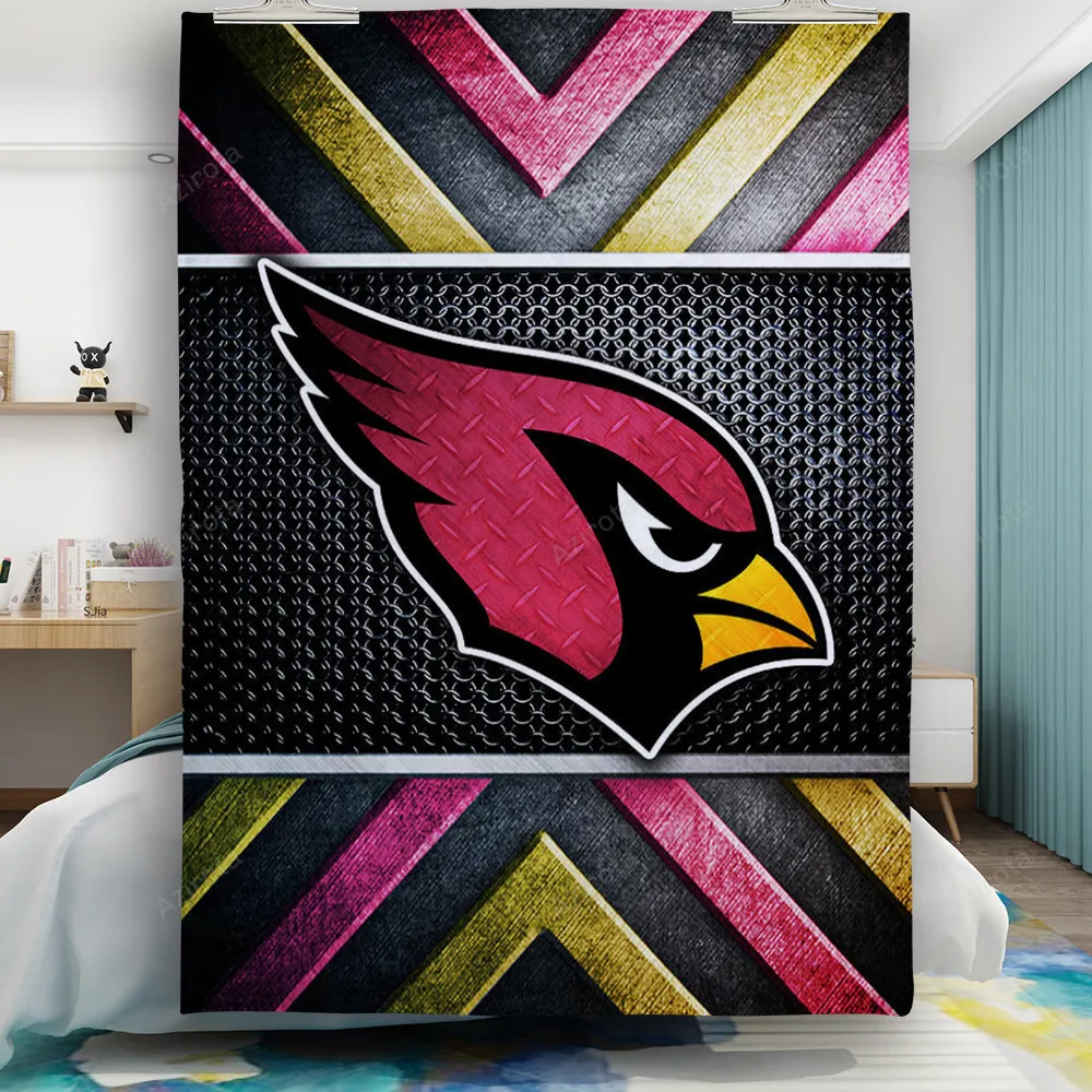 Arizona Cardinals Logo Metal Gift For Fan 3D Full Printing Quilt