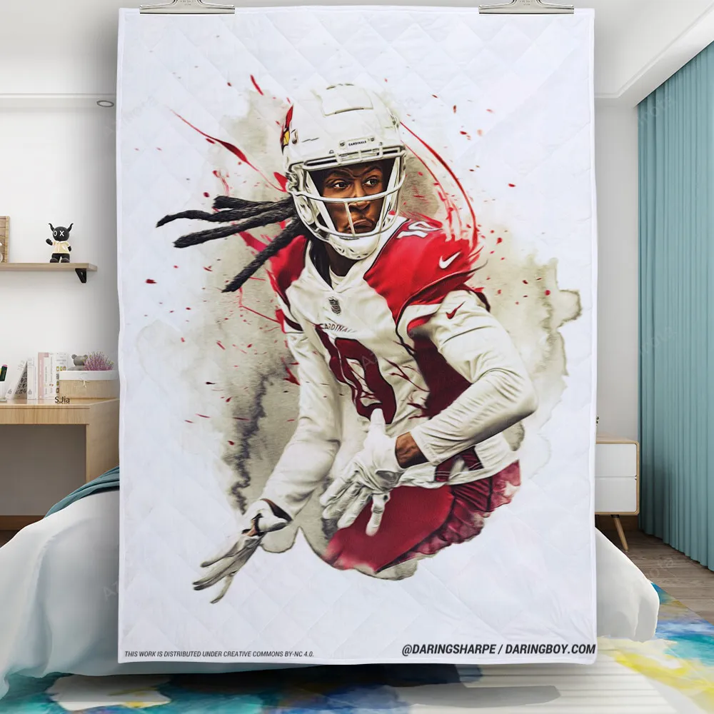 Arizona Cardinals v3 Deandre Hopkins 10 Gift For Fan 3D Full Printing Quilt