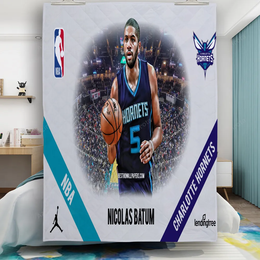 Charlotte Hornets Nicolas Batum1 Gift For Fan 3D Full Printing Quilt