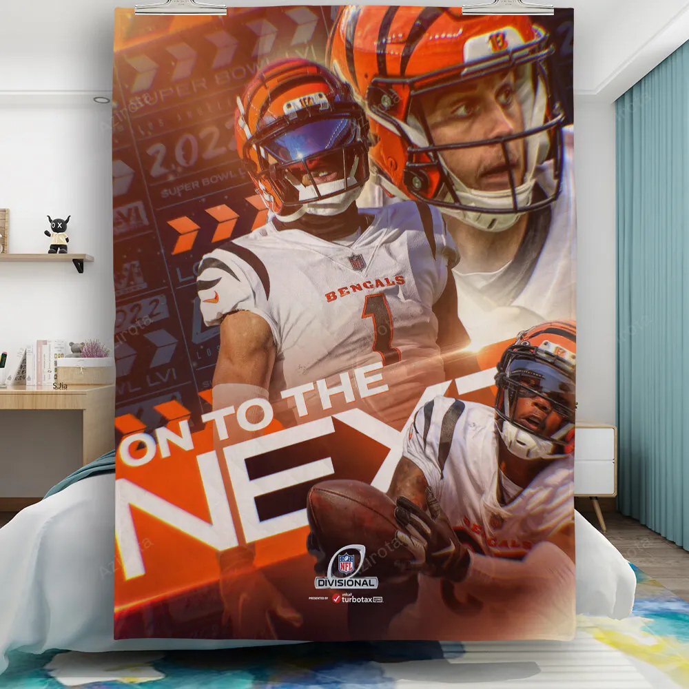 Cincinnati Bengals Team v10 Gift For Fan 3D Full Printing Quilt