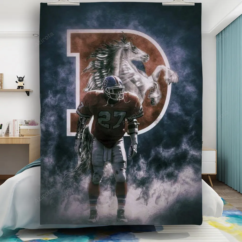 Denver Broncos Steve Atwater1 Gift For Fan 3D Full Printing Quilt