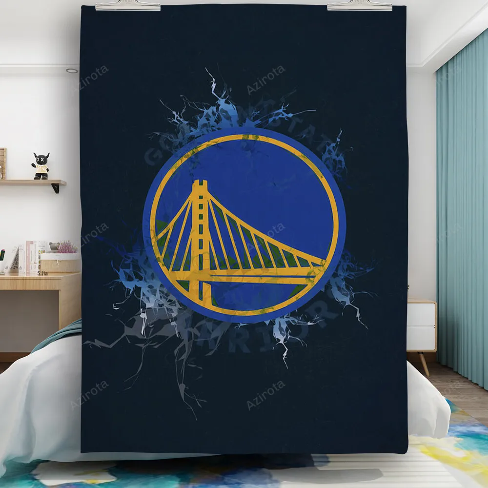 Golden State Warriors Emblem Texture10 Gift For Fan 3D Full Printing Quilt