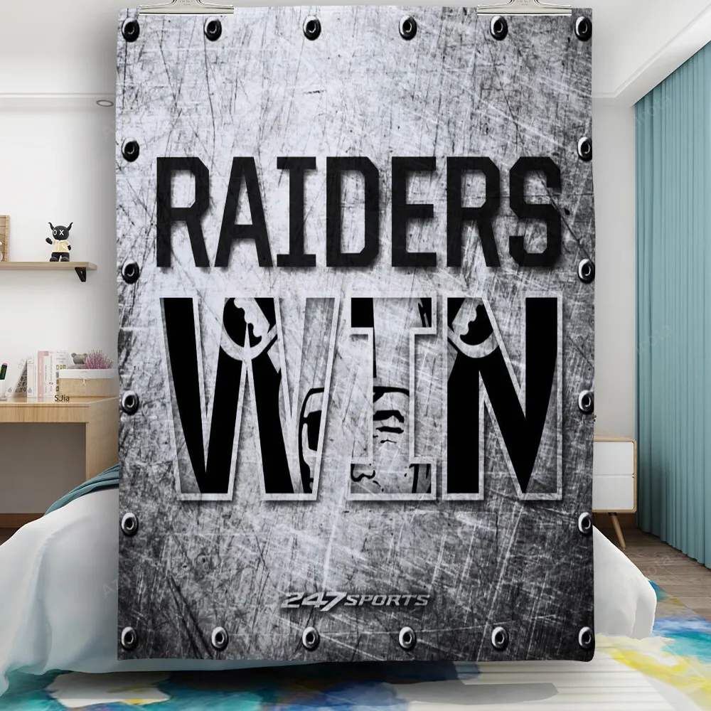 Las Vegas Raiders Win Metal Gift For Fan 3D Full Printing Quilt