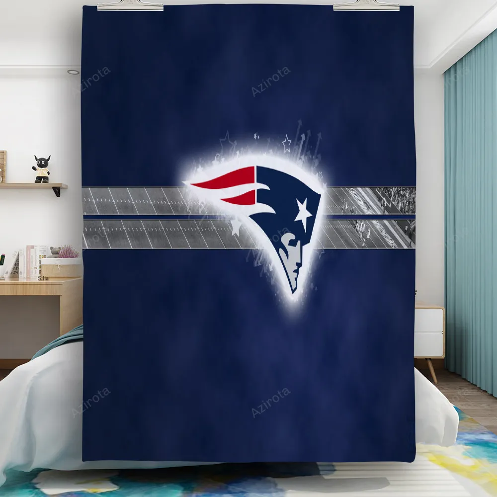 New England Patriots Navy Gift For Fan 3D Full Printing Quilt