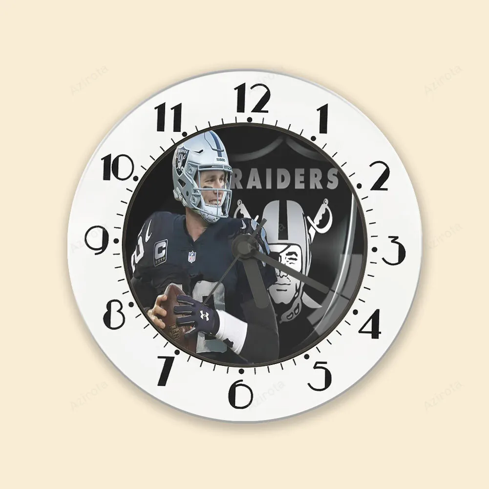 Las Vegas Raiders Tom Brady 12 Alarm Clock