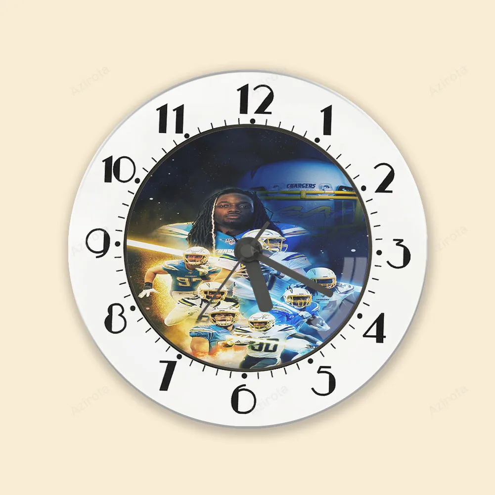 Los Angeles Chargers Team v21 Alarm Clock