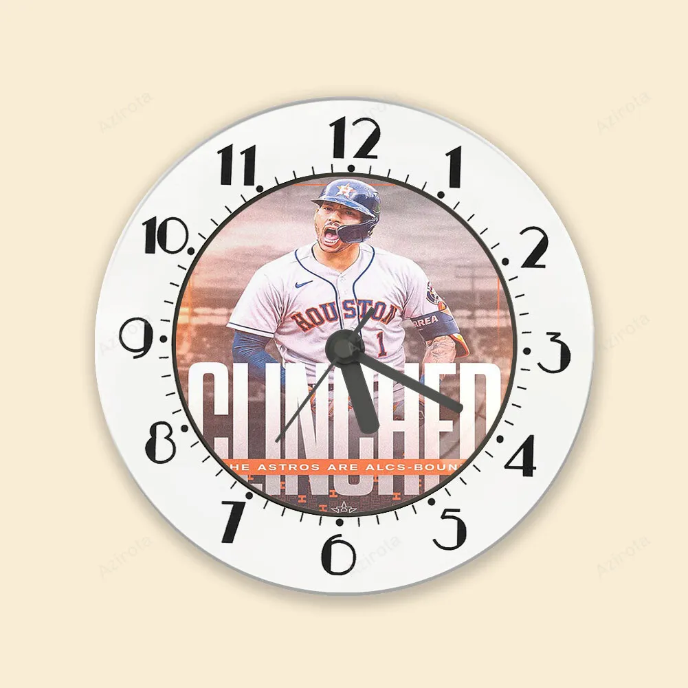 Houston Astros Carlos Correa 1 v2 Alarm Clock Alarm Clock