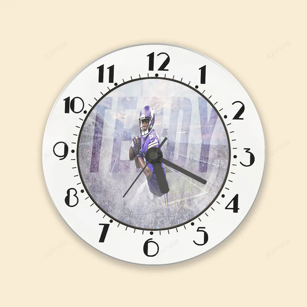 Minnesota Vikings Teddy Alarm Clock