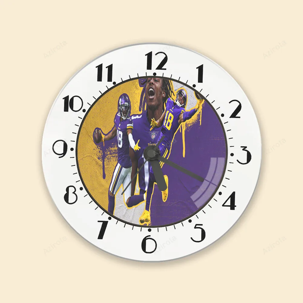 Minnesota Vikings Justin Jefferson 18 Alarm Clock