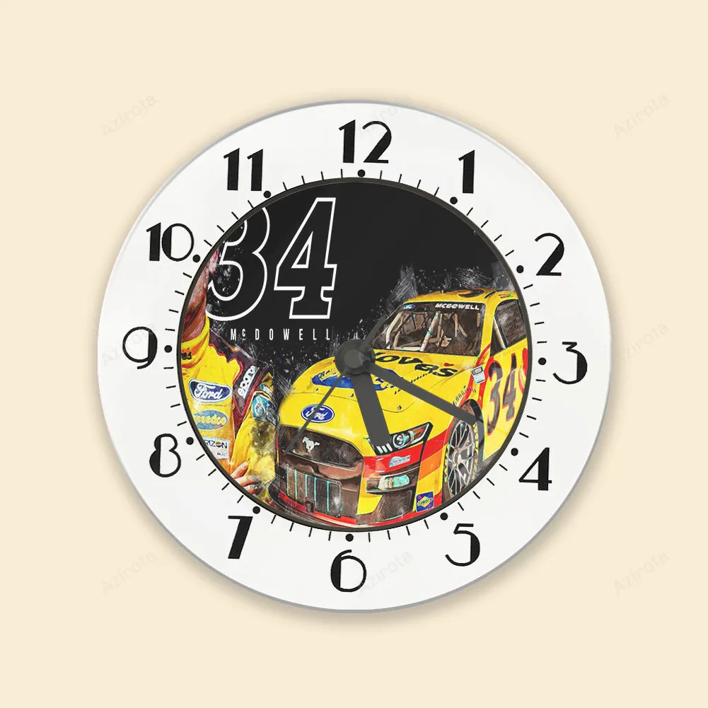 Front Row Motor Sports Mc Dowell1 Alarm Clock