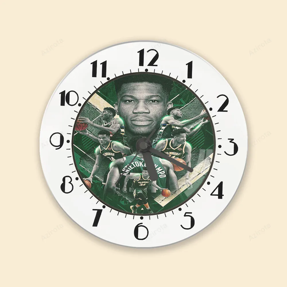 Milwaukee Bucks 34 Giannis Antetokounmpo v25 Alarm Clock