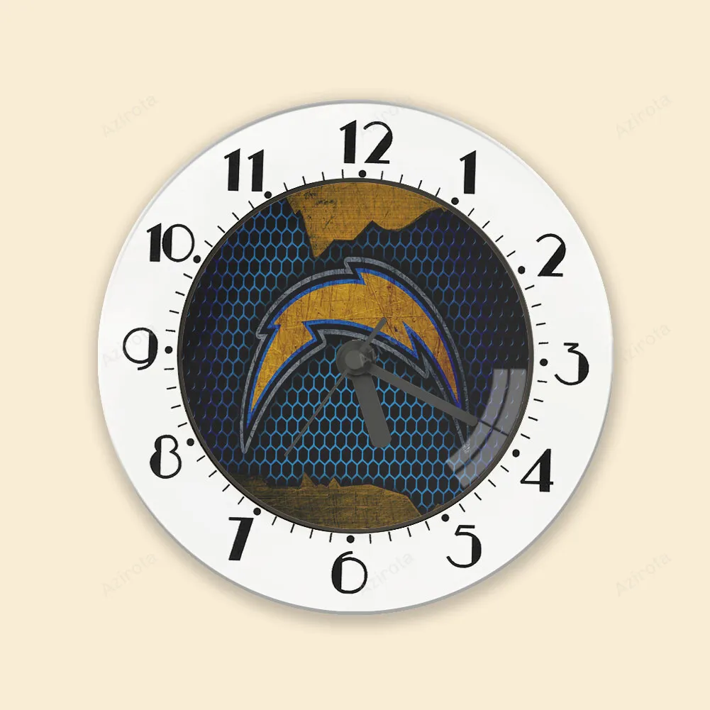 Los Angeles Chargers Emblem v11 Alarm Clock