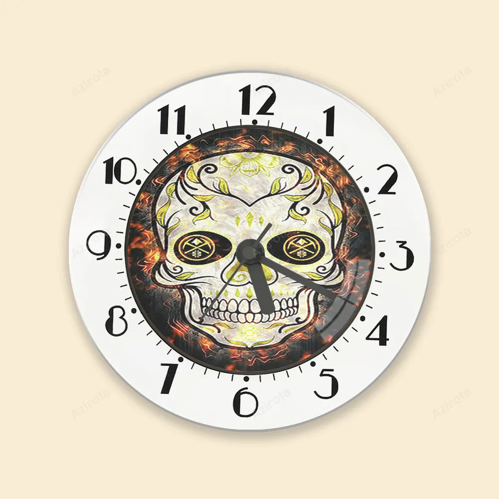 Denver Nuggets Skull Fire Alarm Clock
