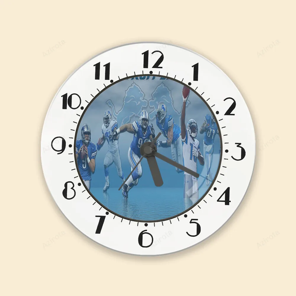 Detroit Lions Team v1 Alarm Clock