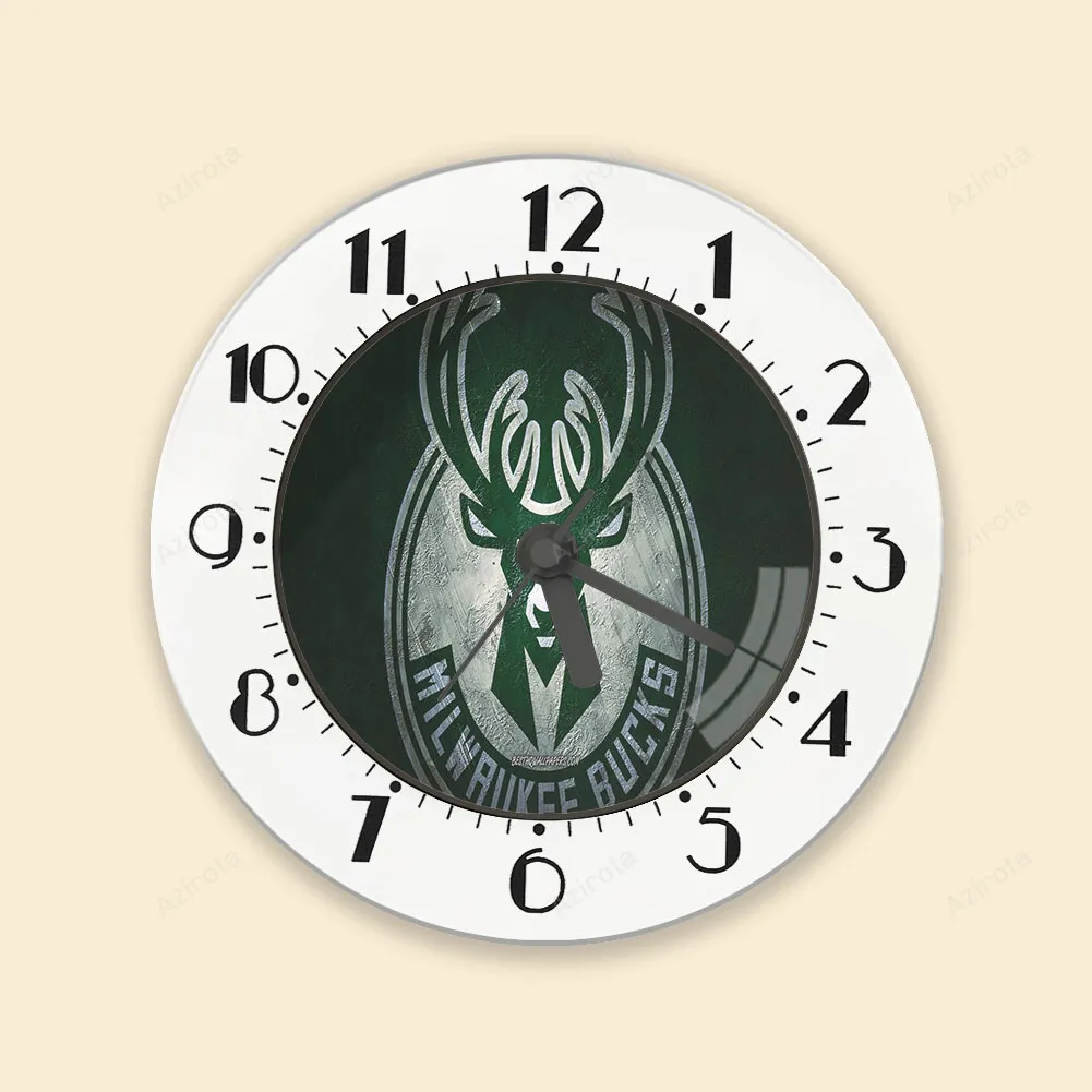 Milwaukee Bucks Emblem v2 Alarm Clock