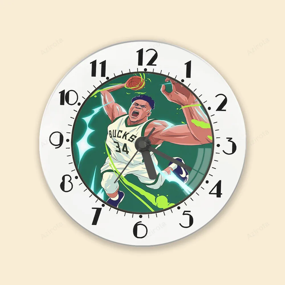 Milwaukee Bucks 34 Giannis Antetokounmpo v30 Alarm Clock