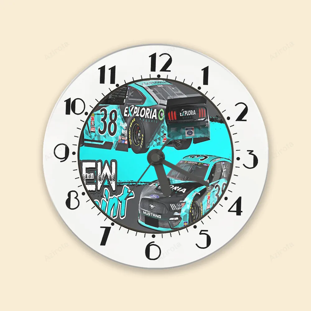 Front Row Motor Sports Cars3 Alarm Clock
