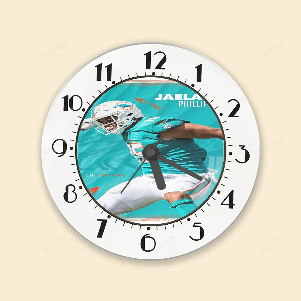 Miami Dolphins Jaelan Phillips1 Alarm Clock