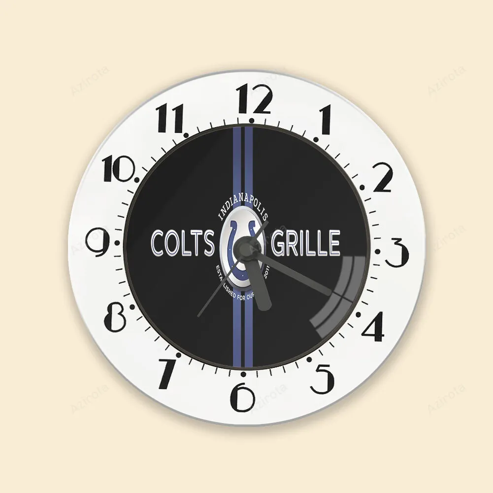 Indianapolis Colts Horseshoe Colts Grille Alarm Clock