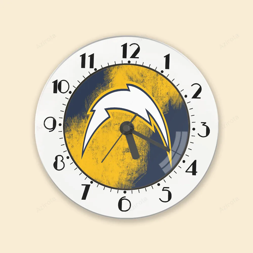 Los Angeles Chargers Emblem v9 Alarm Clock