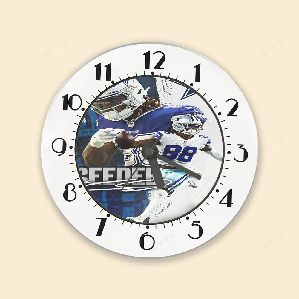 Dallas Cowsboys CeeDee Lamb6 Alarm Clock