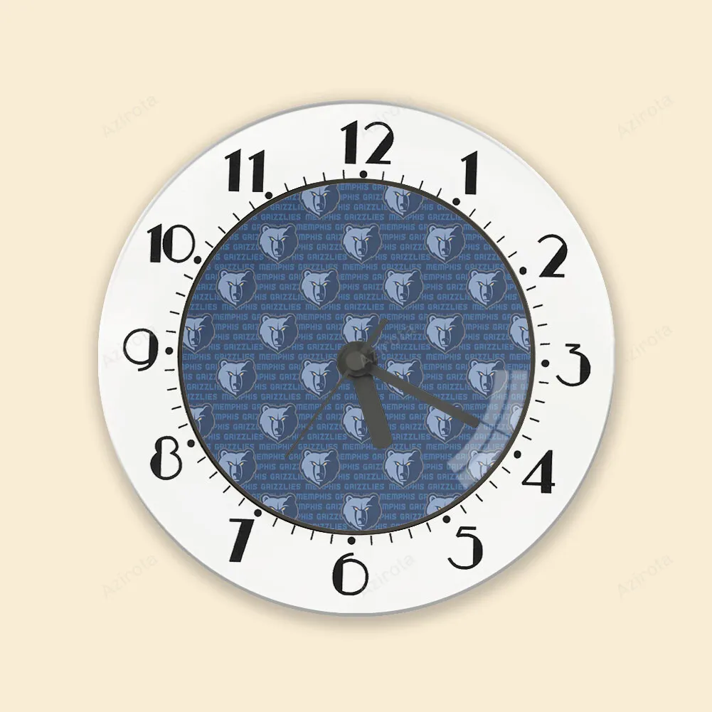 Memphis Grizzlies Emblem v6 Alarm Clock