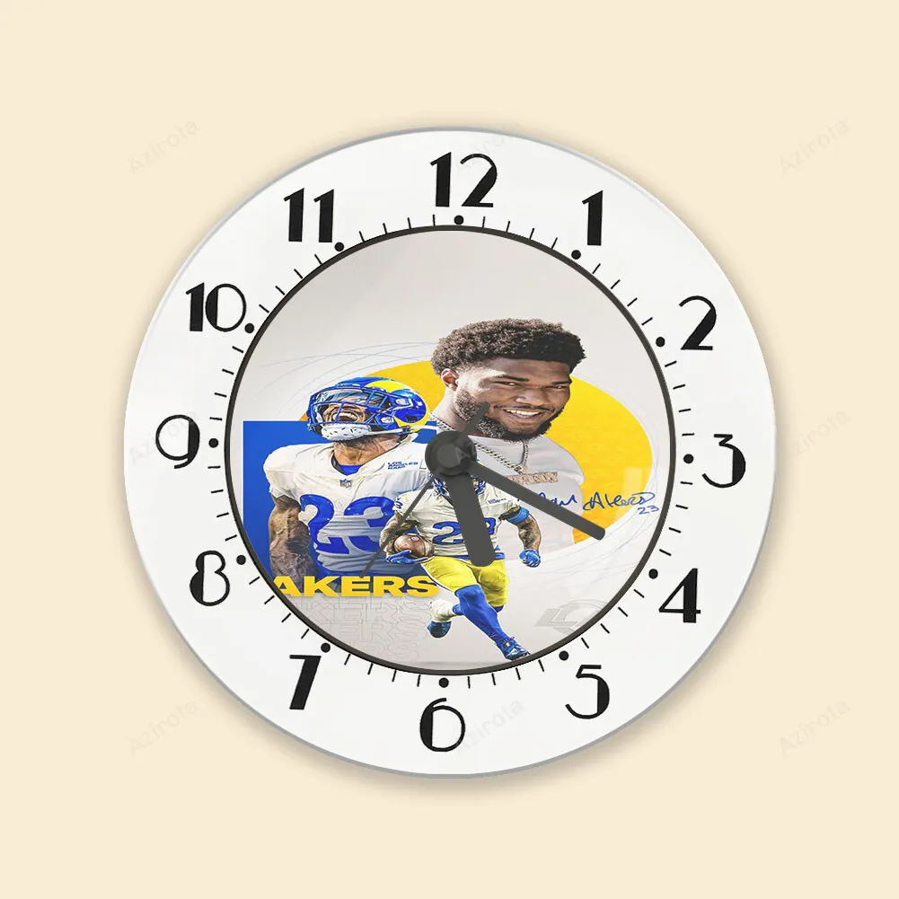 Los Angeles Rams Cam Akers1 Alarm Clock